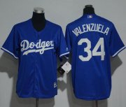 Wholesale Cheap Dodgers #34 Fernando Valenzuela Blue Cool Base Stitched Youth MLB Jersey