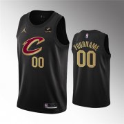 Wholesale Cheap Men's Cleveland Cavaliers Active Player Custom Black Statement Edition Stitched Basketball Jersey