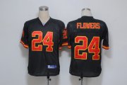 Wholesale Cheap Chiefs #24 Brandon Flowers Black Stitched NFL Jersey