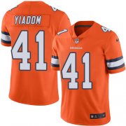 Wholesale Cheap Nike Broncos #41 Isaac Yiadom Orange Men's Stitched NFL Limited Rush Jersey