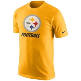 Wholesale Cheap Pittsburgh Steelers Nike Facility T-Shirt Gold