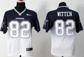 Wholesale Cheap Nike Cowboys #82 Jason Witten Navy Blue/White Men\'s Stitched NFL Elite Fadeaway Fashion Jersey