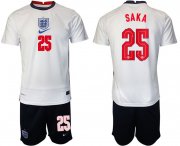 Wholesale Cheap Men 2020-2021 European Cup England home white 25 Nike Soccer Jersey