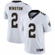 Wholesale Cheap Men's New Orleans Saints #2 Jameis Winston White Jersey