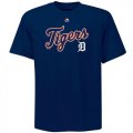 Wholesale Cheap Detroit Tigers Majestic Big & Tall Warning Track T-Shirt Navy