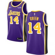 Wholesale Cheap Nike Lakers #14 Danny Green Purple NBA Swingman Statement Edition Jersey