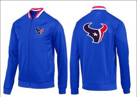 Wholesale Cheap NFL Houston Texans Team Logo Jacket Blue_1