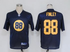 Wholesale Cheap Packers #88 Jermichael Finley Blue Stitched NFL Jersey