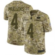 Wholesale Cheap Nike 49ers #4 Nick Mullens Camo Youth Stitched NFL Limited 2018 Salute to Service Jersey