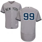 Wholesale Cheap Yankees #99 Aaron Judge Grey Flexbase Authentic Collection Stitched MLB Jersey