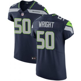 Wholesale Cheap Nike Seahawks #50 K.J. Wright Steel Blue Team Color Men\'s Stitched NFL Vapor Untouchable Elite Jersey