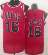 Wholesale Cheap Chicago Bulls #16 Pau Gasol Red Swingman Jersey