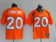 Wholesale Cheap Broncos #20 Brian Dawkins Orange Stitched NFL Jersey