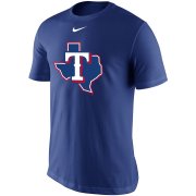 Wholesale Cheap Texas Rangers Nike Legend Batting Practice Primary Logo Performance T-Shirt Royal