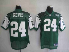 Wholesale Cheap Jets #24 Darrelle Revis Stitched Green NFL Jersey