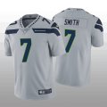 Wholesale Cheap Men's Seattle Seahawks #7 Geno Smith Grey Vapor Untouchable Limited Stitched Jersey