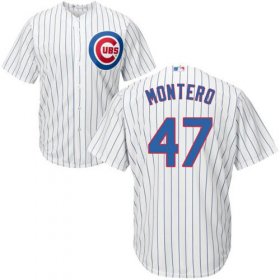 Wholesale Cheap Cubs #47 Miguel Montero White Home Stitched Youth MLB Jersey