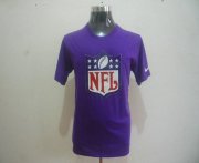 Wholesale Cheap Nike NFL Sideline Legend Authentic Logo Dri-FIT NFL Logo T-Shirt Purple