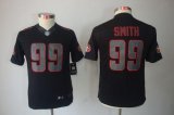 Wholesale Cheap Nike 49ers #99 Aldon Smith Black Impact Youth Stitched NFL Limited Jersey