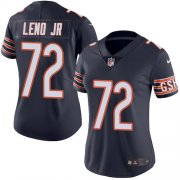 Wholesale Cheap Nike Bears #72 Charles Leno Jr Navy Blue Team Color Women's Stitched NFL Vapor Untouchable Limited Jersey
