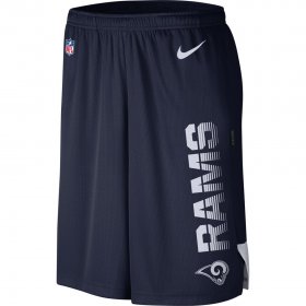 Wholesale Cheap Los Angeles Rams Nike Sideline Player Knit Performance Shorts Navy