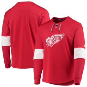Wholesale Cheap Detroit Red Wings adidas Platinum Long Sleeve Jersey T-Shirt Red