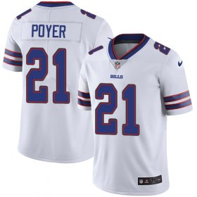Wholesale Cheap Nike Bills #21 Jordan Poyer White Men\'s Stitched NFL Vapor Untouchable Limited Jersey