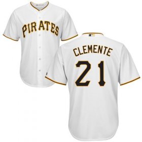 Wholesale Cheap Pirates #21 Roberto Clemente White New Cool Base Stitched MLB Jersey