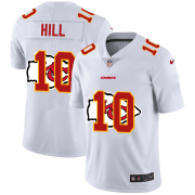 Wholesale Cheap Kansas City Chiefs #10 Tyreek Hill White Men's Nike Team Logo Dual Overlap Limited NFL Jersey