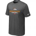 Wholesale Cheap Nike Denver Broncos Big & Tall Critical Victory NFL T-Shirt Dark Grey