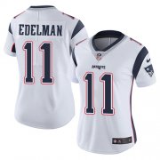 Wholesale Cheap Nike Patriots #11 Julian Edelman White Women's Stitched NFL Vapor Untouchable Limited Jersey