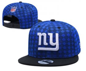 Wholesale Cheap New York Giants Team Logo Royal Black Adjustable Hat TX