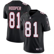 Wholesale Cheap Nike Falcons #81 Austin Hooper Black Alternate Men's Stitched NFL Vapor Untouchable Limited Jersey