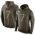 Wholesale Cheap NFL Men's Nike Denver Broncos #7 John Elway Stitched Green Olive Salute To Service KO Performance Hoodie