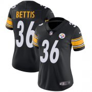 Wholesale Cheap Nike Steelers #36 Jerome Bettis Black Team Color Women's Stitched NFL Vapor Untouchable Limited Jersey
