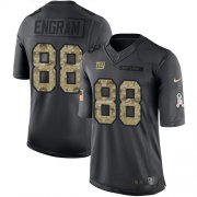 Wholesale Cheap Nike Giants #88 Evan Engram Black Men's Stitched NFL Limited 2016 Salute to Service Jersey