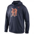 Wholesale Cheap Detroit Tigers Nike Logo Performance Navy Blue MLB Hoodie