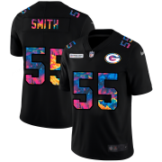 Cheap Green Bay Packers #55 Za'Darius Smith Men's Nike Multi-Color Black 2020 NFL Crucial Catch Vapor Untouchable Limited Jersey