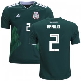 Wholesale Cheap Mexico #2 Araujo Home Kid Soccer Country Jersey