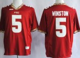 Wholesale Cheap Florida State Seminoles #5 Jameis Winston 2013 Red Jersey