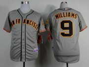 Wholesale Cheap Giants #9 Matt Williams Grey Road Cool Base Stitched MLB Jersey