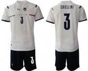 Wholesale Cheap Men 2020-2021 European Cup Italy away white 3 Soccer Jersey