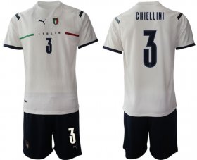 Wholesale Cheap Men 2020-2021 European Cup Italy away white 3 Soccer Jersey