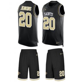 Wholesale Cheap Nike Saints #20 Janoris Jenkins Black Team Color Men\'s Stitched NFL Limited Tank Top Suit Jersey