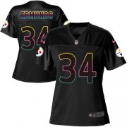 Wholesale Cheap Nike Steelers #34 Terrell Edmunds Black Women's NFL Fashion Game Jersey