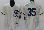 Wholesale Cheap Men's Chicago White Sox #35 Frank Thomas Cream 2021 Field of Dreams Cool Base Jersey