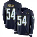 Wholesale Cheap Nike Chargers #54 Melvin Ingram Navy Blue Team Color Men's Stitched NFL Limited Therma Long Sleeve Jersey