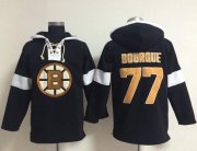 Wholesale Cheap Bruins #77 Ray Bourque Black NHL Pullover Hoodie