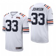 Wholesale Cheap Men's Chicago Bears #33 Jaylon Johnson White Classic Jersey 2020 NFL Draft