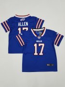 Wholesale Cheap Toddler Buffalo Bills #17 Josh Allen Royal Blue 2022 Vapor Untouchable Stitched NFL Nike Limited Jersey